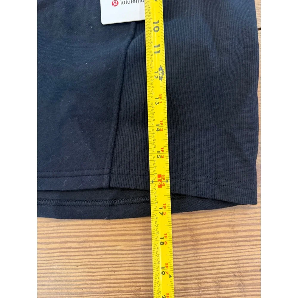 Lululemon‎ Scuba High-Rise Mini Skirt Black LW8AT5S Size S NWT
